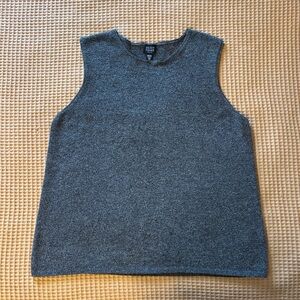 EUC Eileen Fisher Merino Wool Grey Knit Tank Top Sweater Vest | Women’s Plus 1X